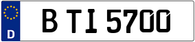 Truck License Plate